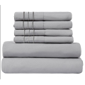 Microfiber Fabric Polyester Plain Bed Sheets